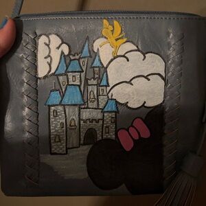 Disney hand painted crossbody purse excellent lots of room for its size A 1
